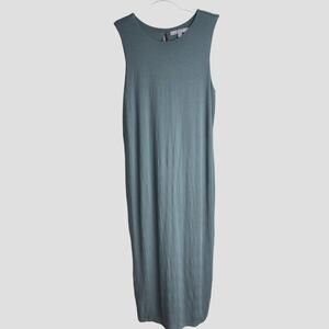 ATHLETA Maxi Dress Womens Size MP Sleeveless Soft Stretch Jersey Sheath Slinky